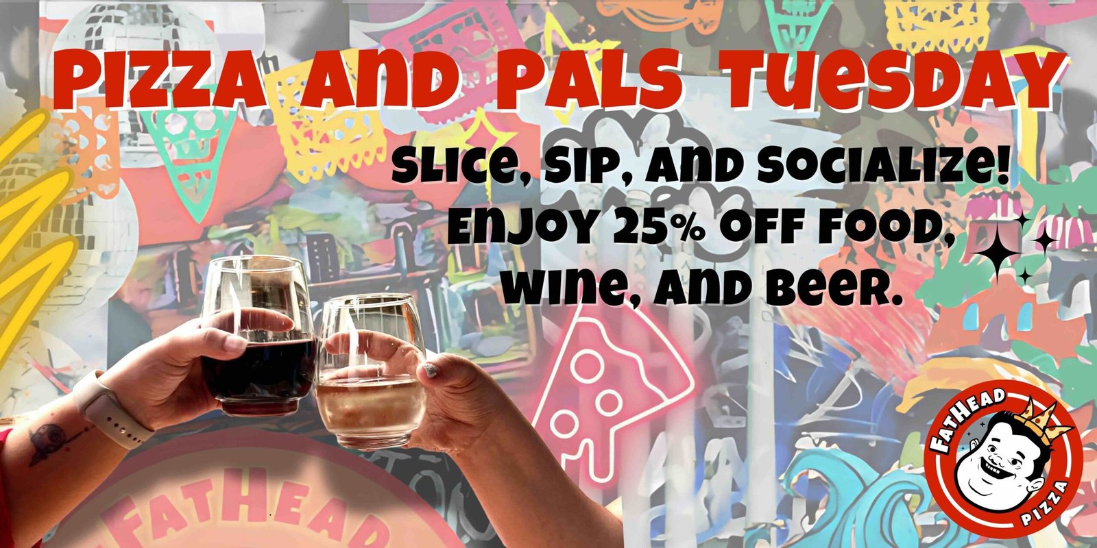 Promo Web Banners - Pizza and Pals Tuesday